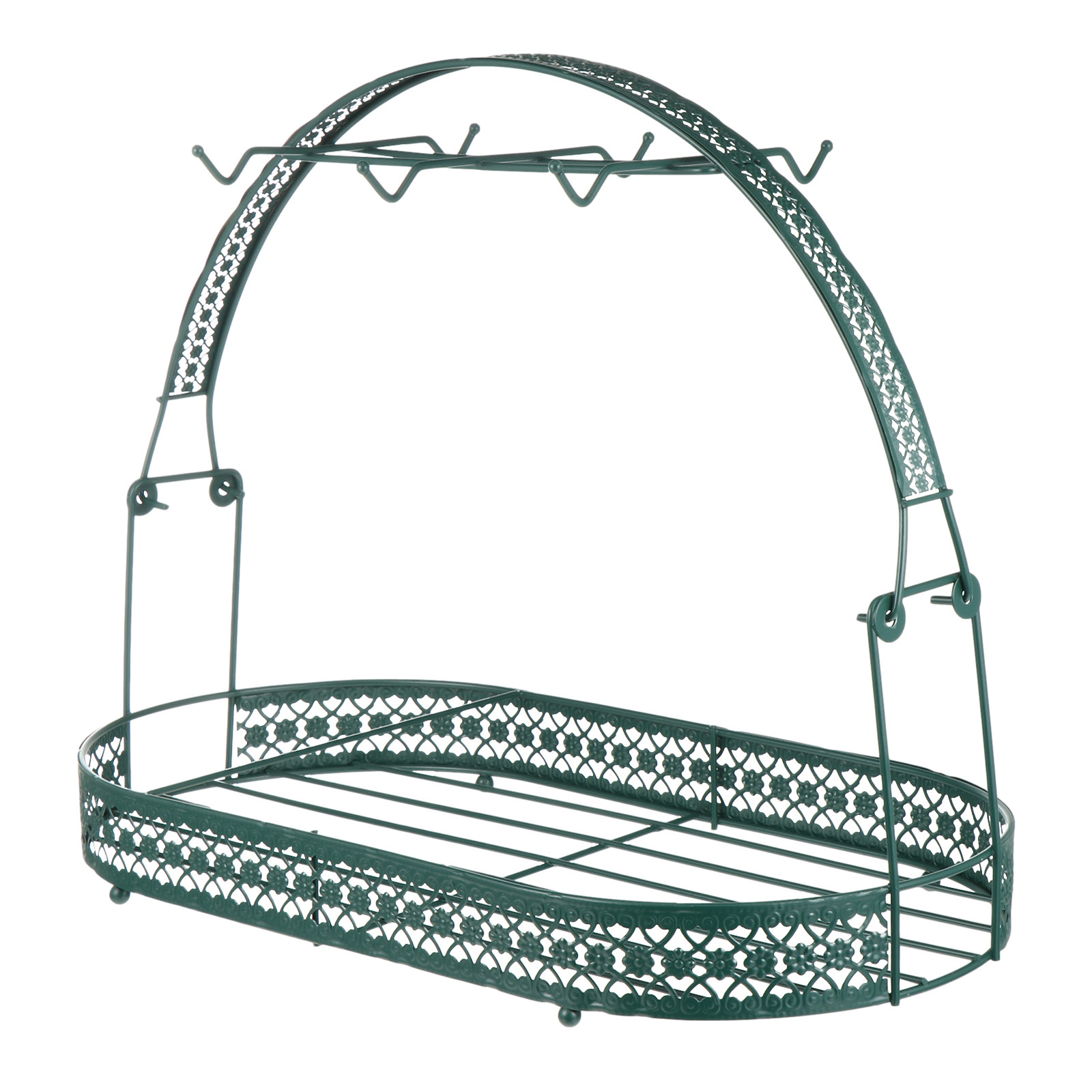 Coffee Tea Stand - Handcrafted Wrought Iron Coffee Tea Set