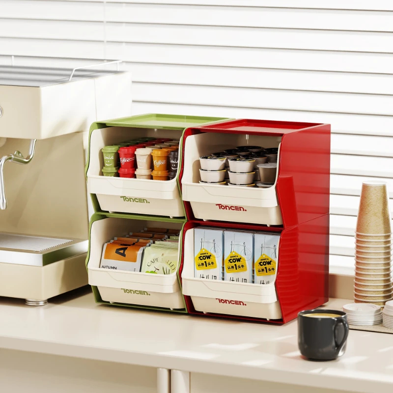 Transparent Desktop Storage Bo - Coffee Tea Room avis et prix