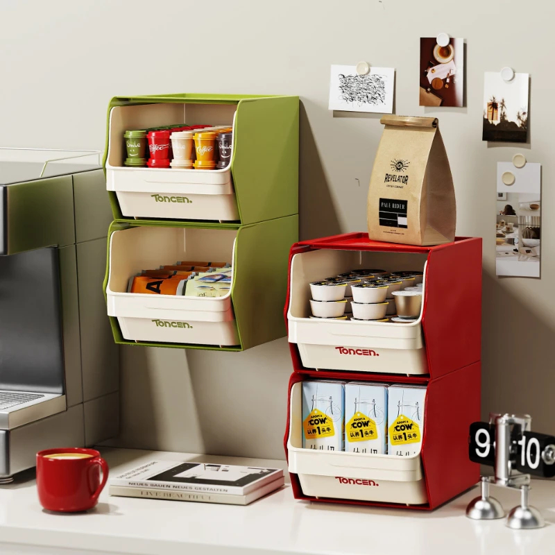 Transparent Desktop Storage Bo - Coffee Tea Room avis et prix