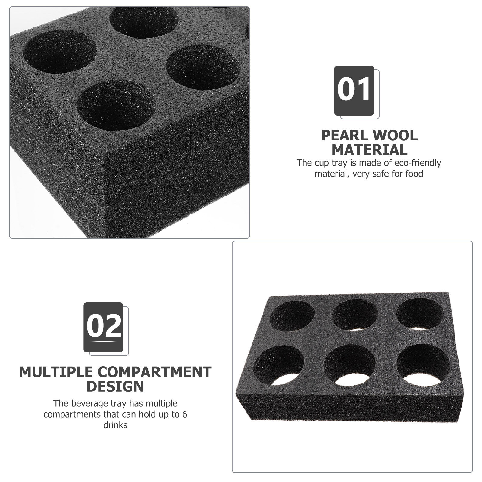 2Pcs Eco-Friendly Biodegradabl - Coffee Tea With Milk avis et prix