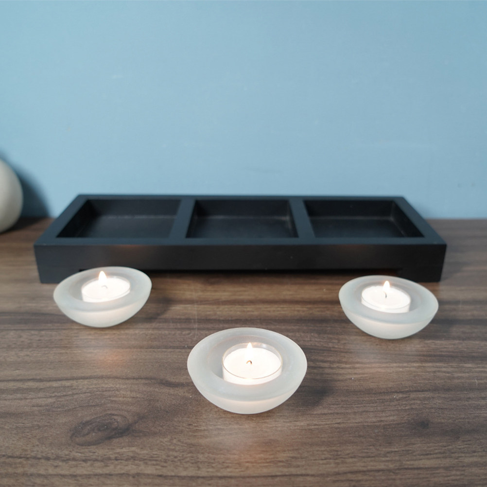1 Set Glass Tea Light Holders  - Coffee Tea Room avis et prix