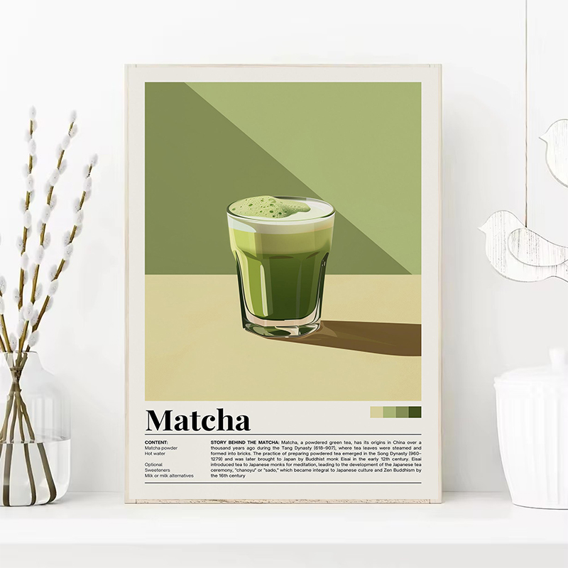 Vintage Coffee Beverage Poster - Coffee And Tea Lyrics avis et prix