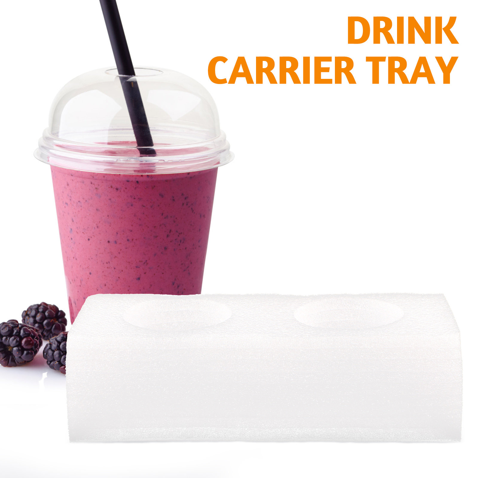 2Pcs Drink Carrier Tray Multi- - Coffee Tea With Milk avis et prix