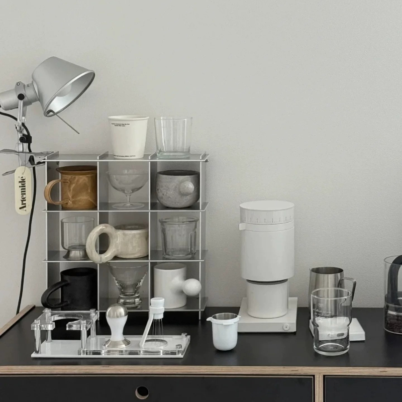Minimalist Aluminum Alloy Coun - Coffee Tea Stand avis et prix