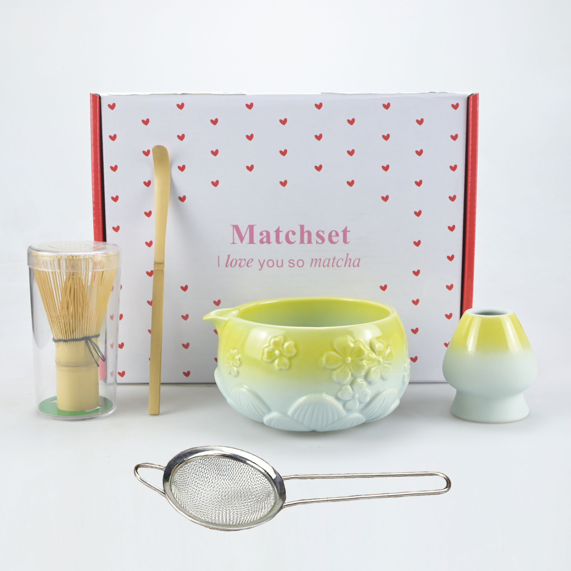 5pcs/set of Floral Matcha Tool - Matcha Whisk Set avis et prix