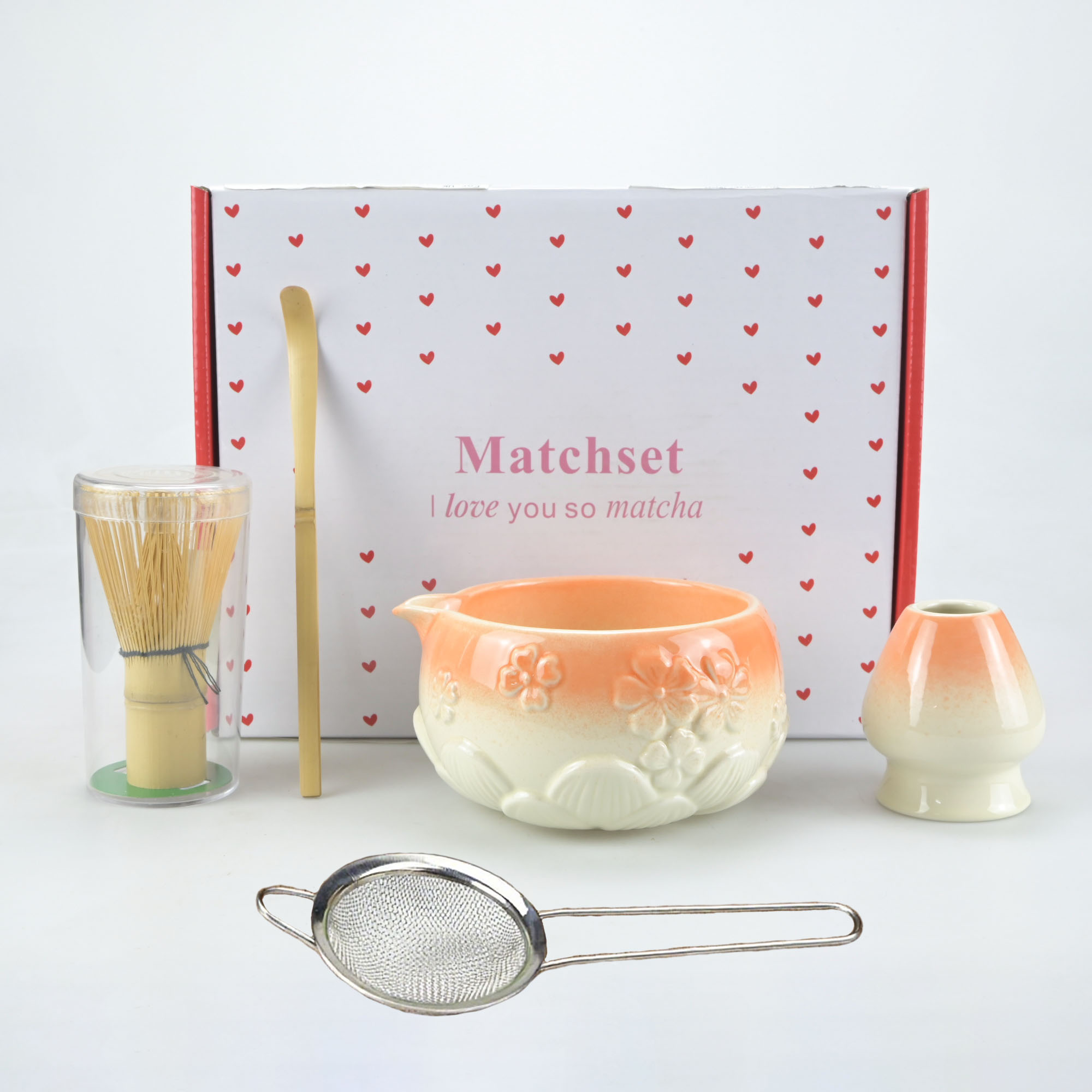5pcs/set of Floral Matcha Tool - Matcha Whisk Set avis et prix