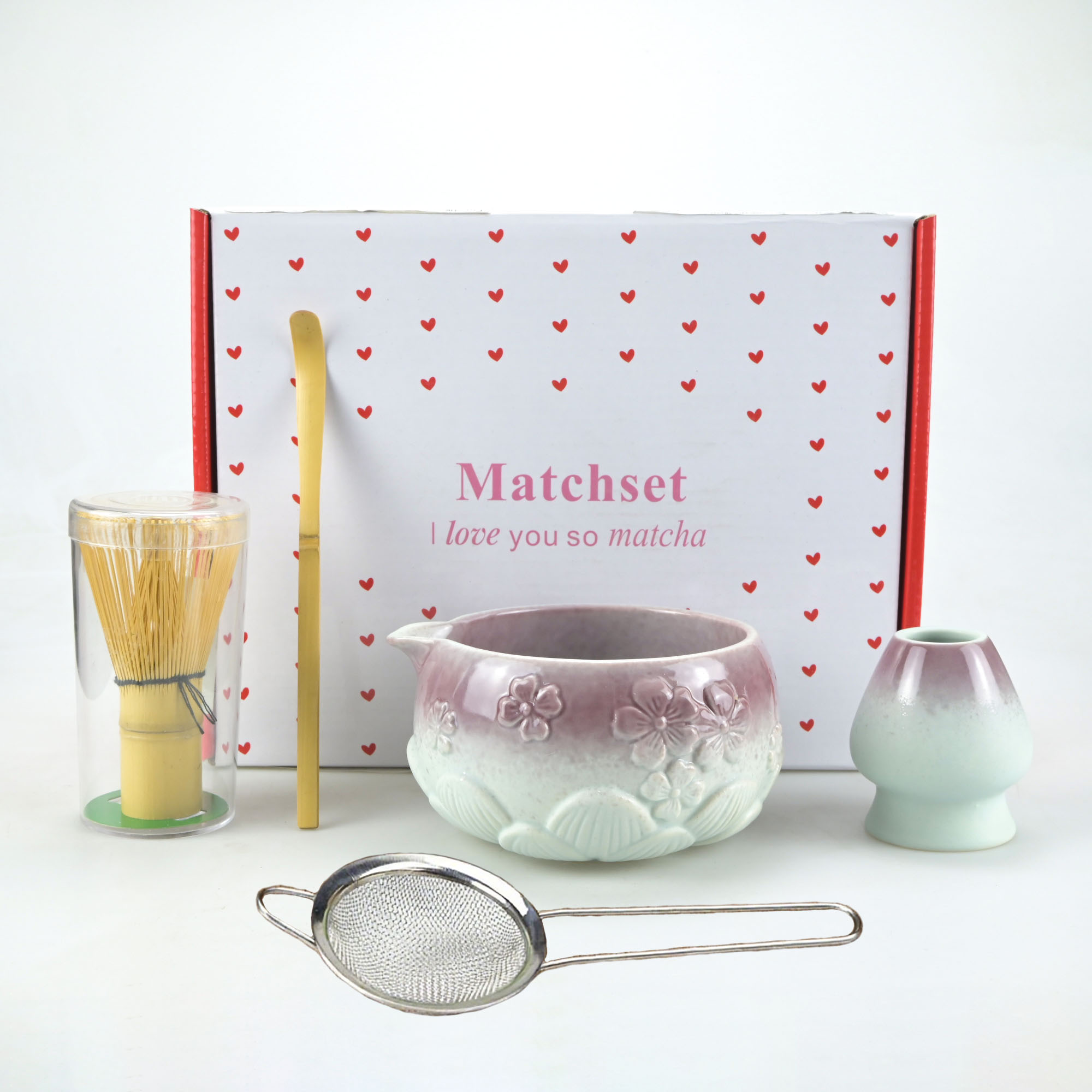 5pcs/set of Floral Matcha Tool - Matcha Whisk Set avis et prix