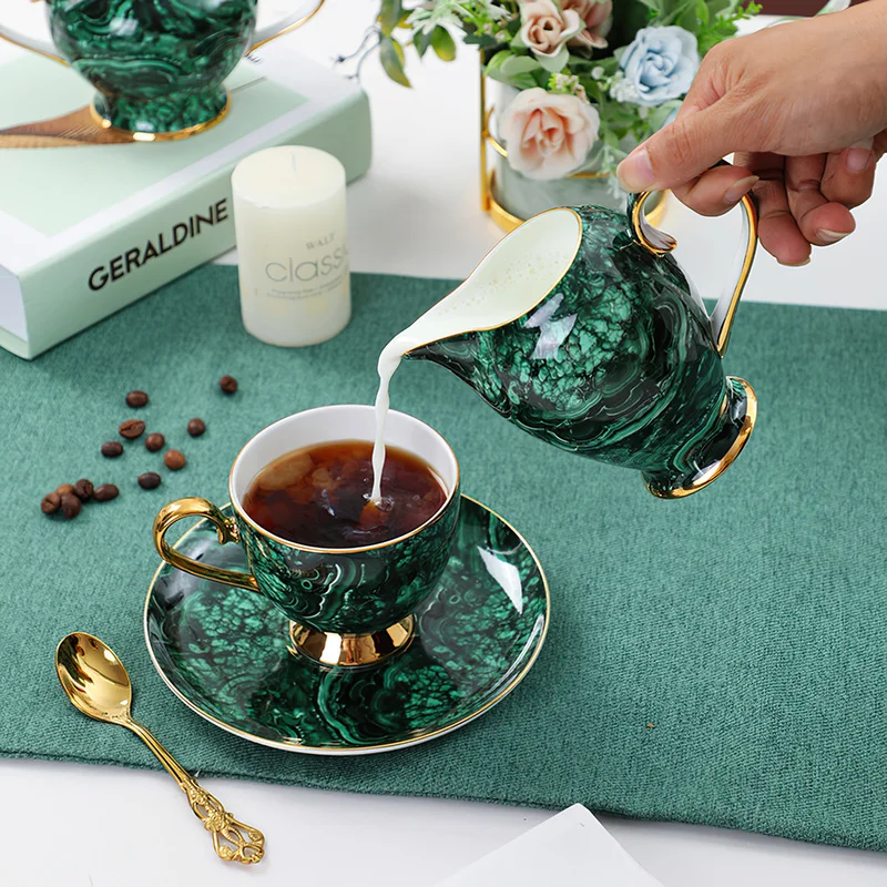 Bone China Teapot Drinkware Gr - Coffee Tea Green avis et prix