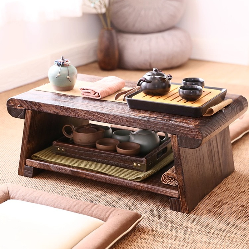 Foldable Tatami Table Solid Wo - Coffee Tea Room avis et prix