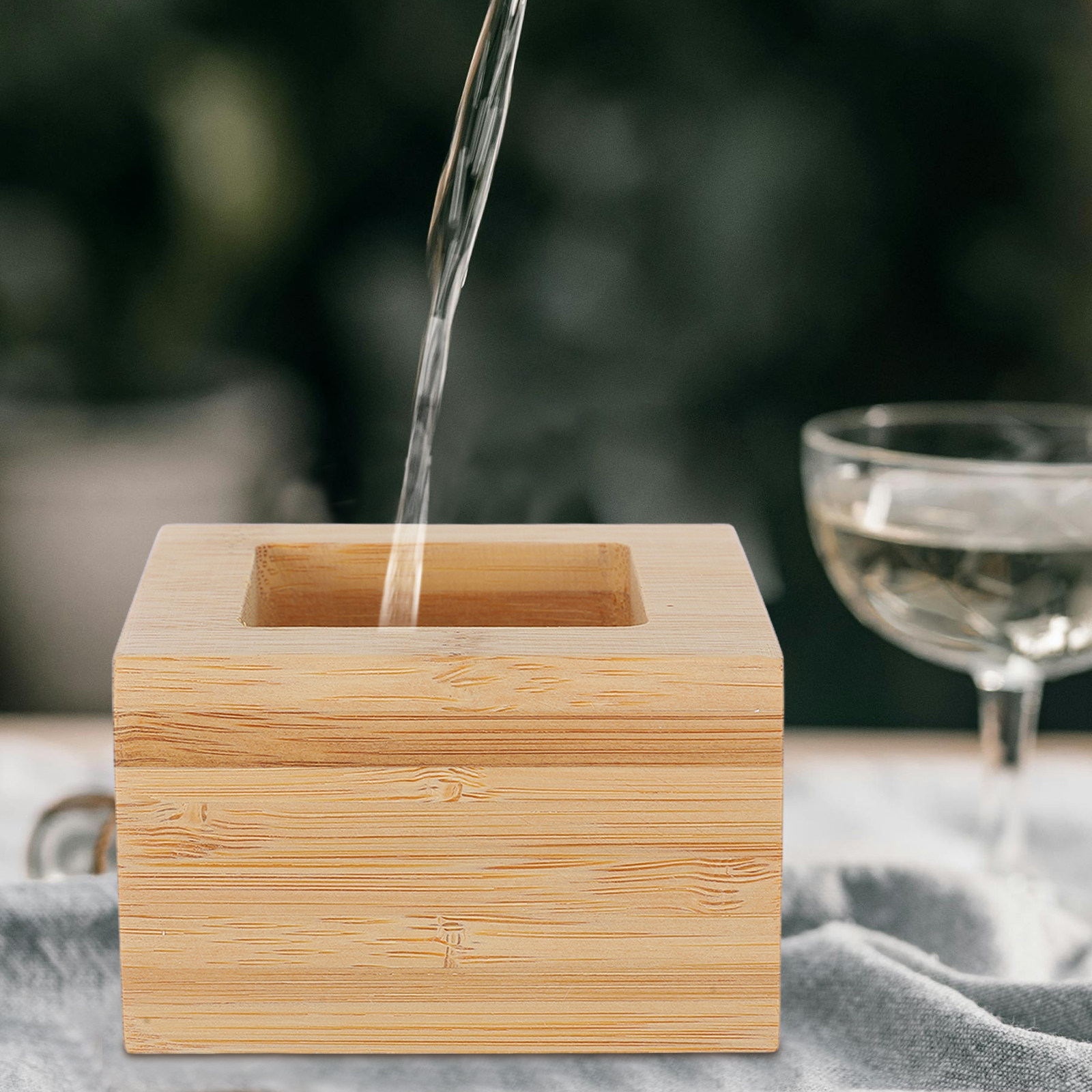 Japanese Square Wooden Sake Cu - Coffee Tea Hot avis et prix