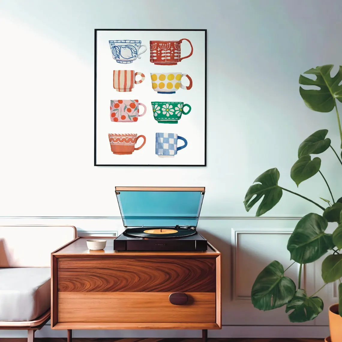 Tea Cup Print, Breakfast poste - Coffee And Tea Lyrics avis et prix
