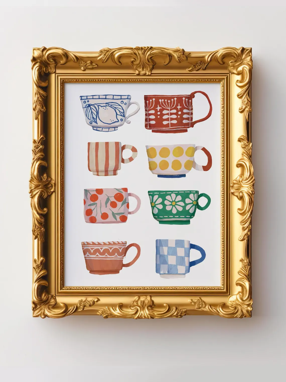 Tea Cup Print, Breakfast poste - Coffee And Tea Lyrics avis et prix
