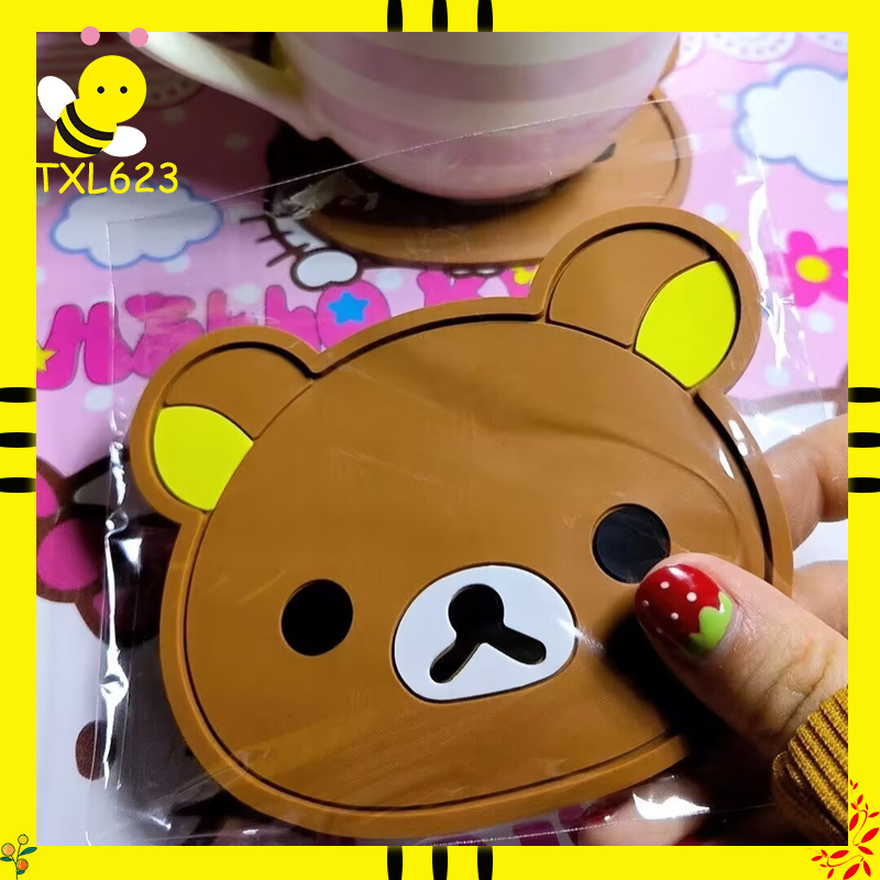 Rilakkuma Silicone Cup Coaster - Coffee Tea Room avis et prix