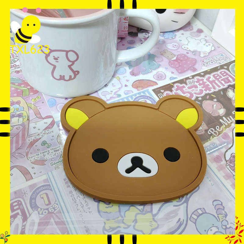 Rilakkuma Silicone Cup Coaster - Coffee Tea Room avis et prix