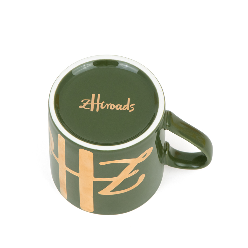 Luxury Bone China Coffee Mug E - Coffee Tea Green avis et prix