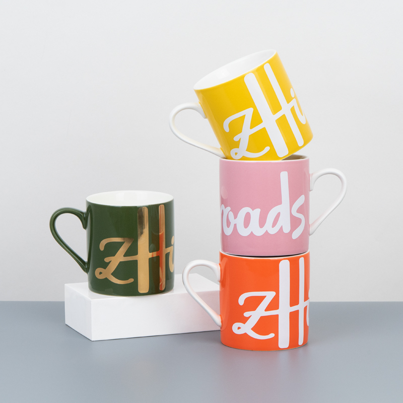 Luxury Bone China Coffee Mug E - Coffee Tea Green avis et prix