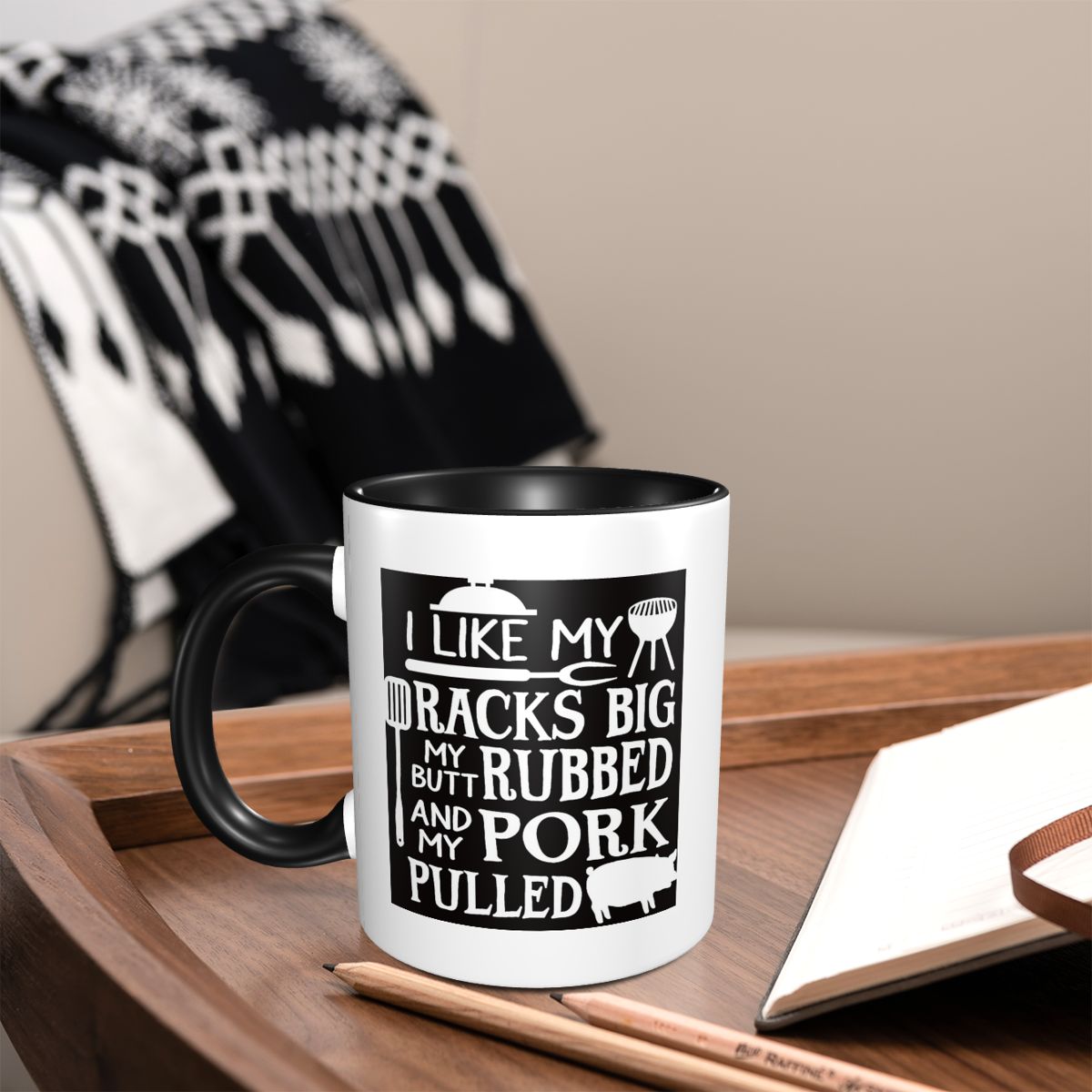 I Like My Racks Big My Butt Ru - Coffee Tea Like avis et prix