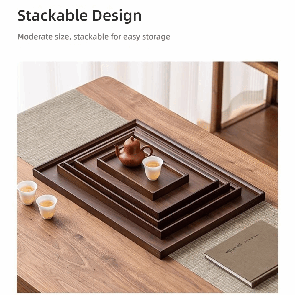 Decorate Tray Natural Bamboo B - Coffee Tea Stand avis et prix