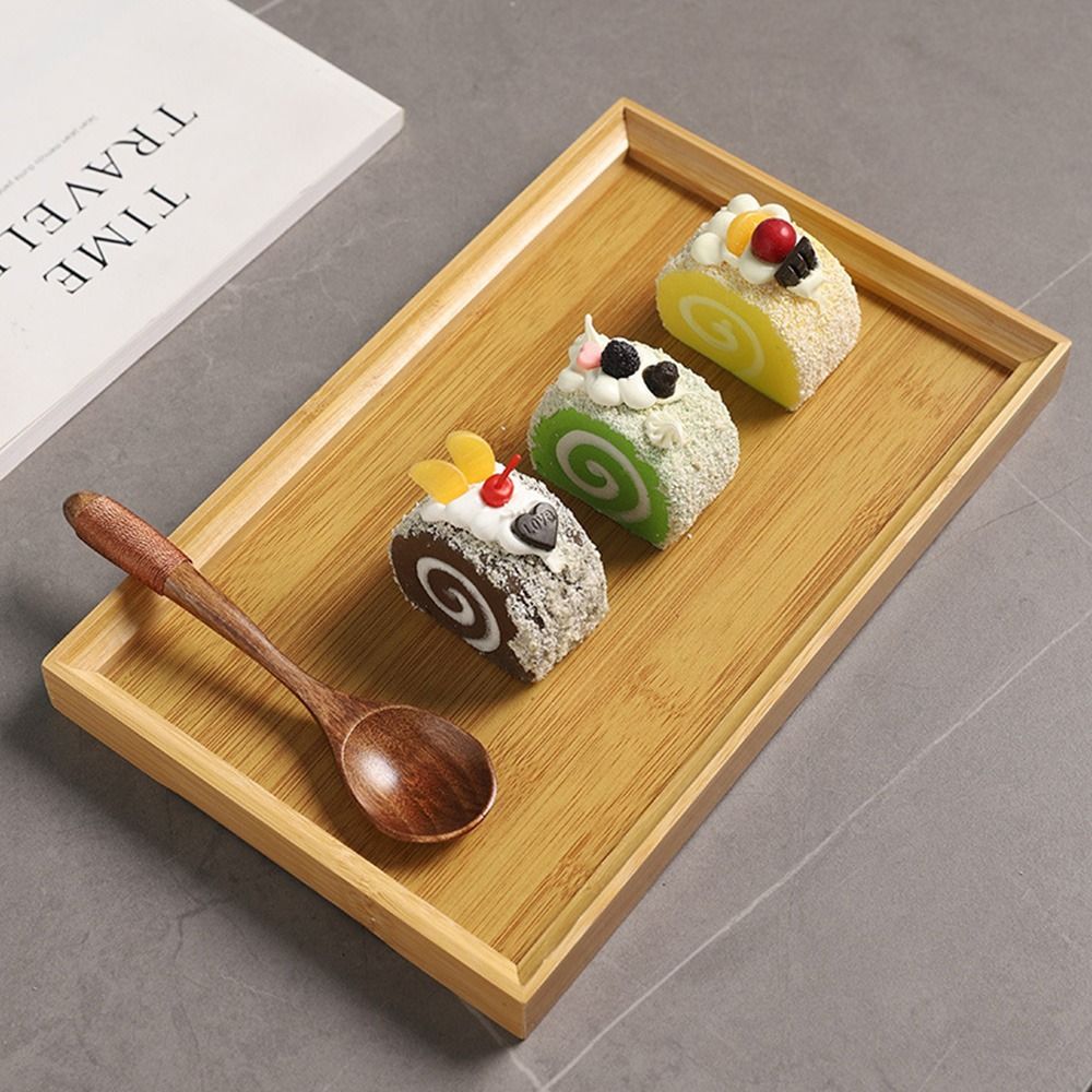 Decorate Tray Natural Bamboo B - Coffee Tea Stand avis et prix