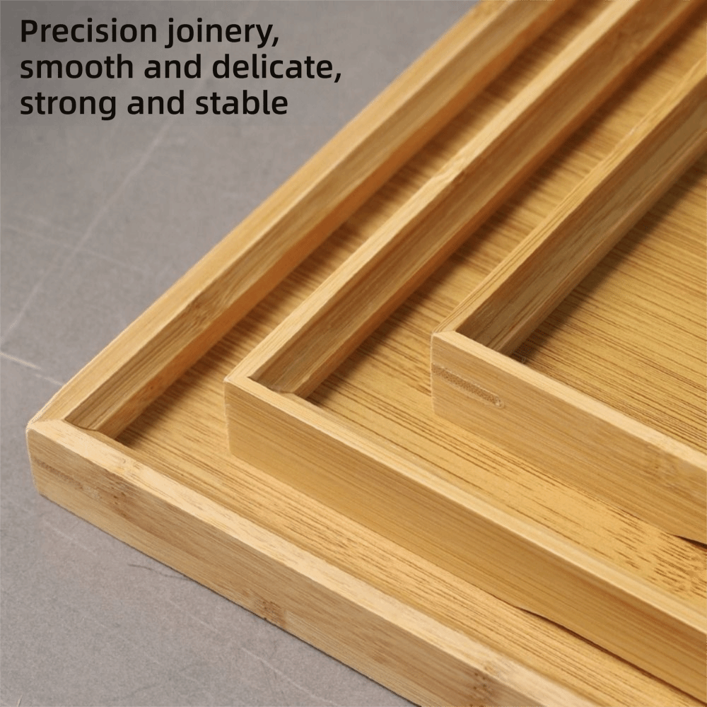 Decorate Tray Natural Bamboo B - Coffee Tea Stand avis et prix