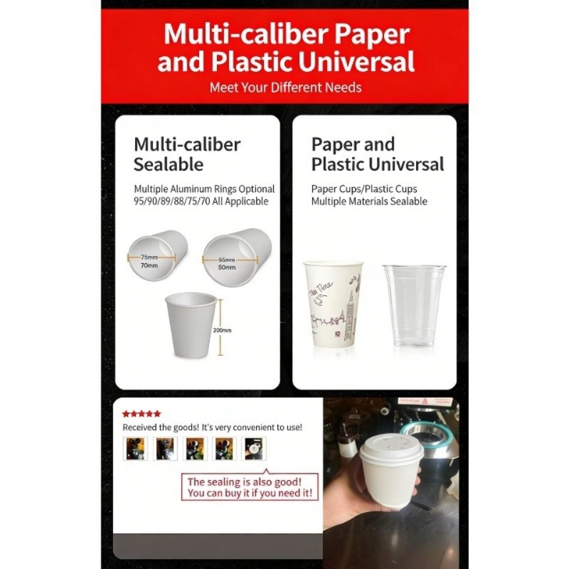 Automatic Plastic Cup Sealing  - Coffee Tea With Milk avis et prix
