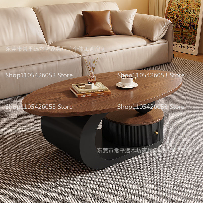 Medieval light luxury walnut c - Coffee Tea Room avis et prix