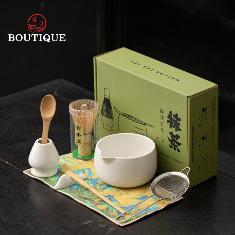 Japanese Matcha Set Chawan Mat - Matcha Whisk Set avis et prix