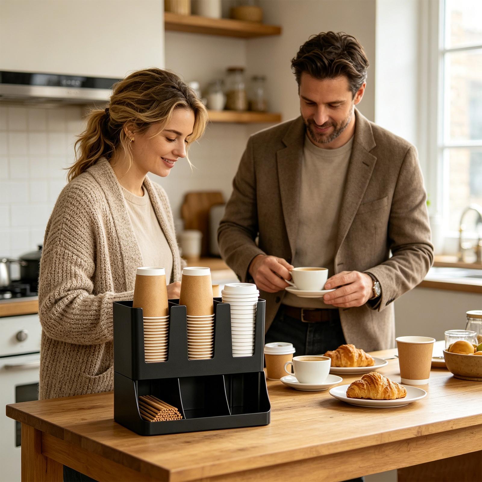 Coffee Station Organizer Wall  - Tea Coffee Set Up avis et prix