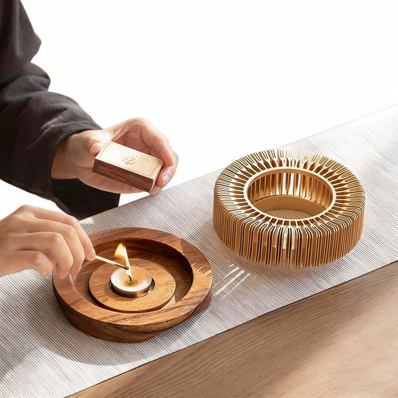 Gold Hollow Aluminum Alloy Tea - Coffee Tea Stand avis et prix
