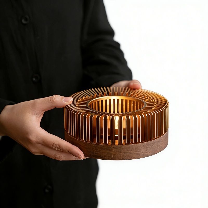 Gold Hollow Aluminum Alloy Tea - Coffee Tea Stand avis et prix