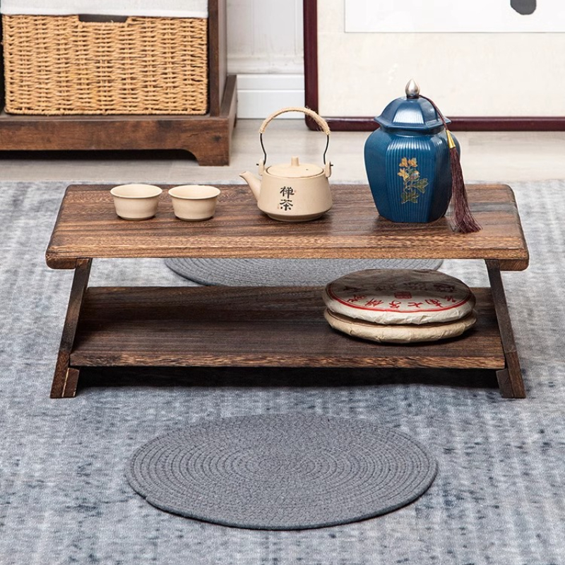 Japanese Tea Table Solid Wood  - Coffee Tea Stand avis et prix
