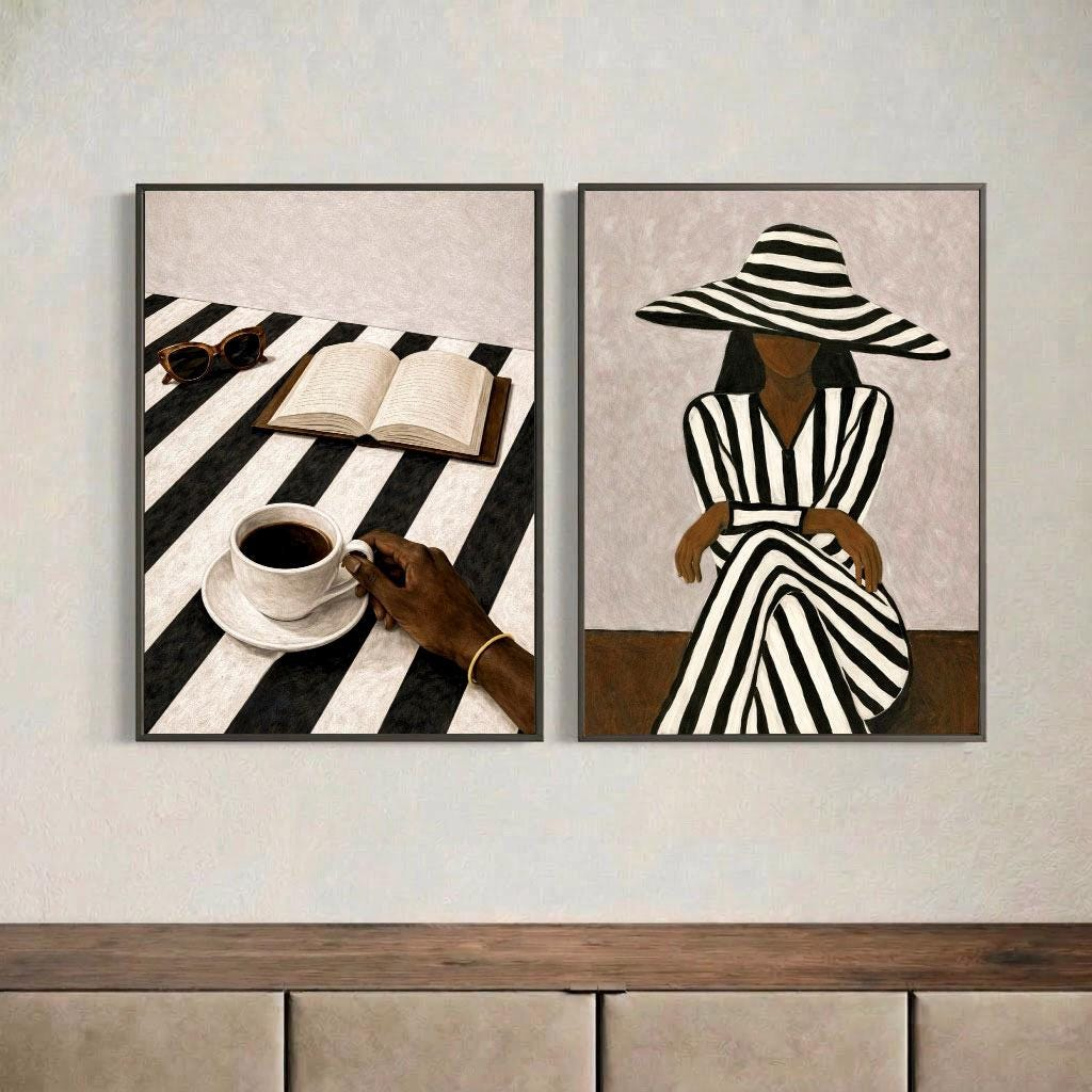 2pcs Minimalist, Stylish, Eleg - Coffee And Tea Lyrics avis et prix