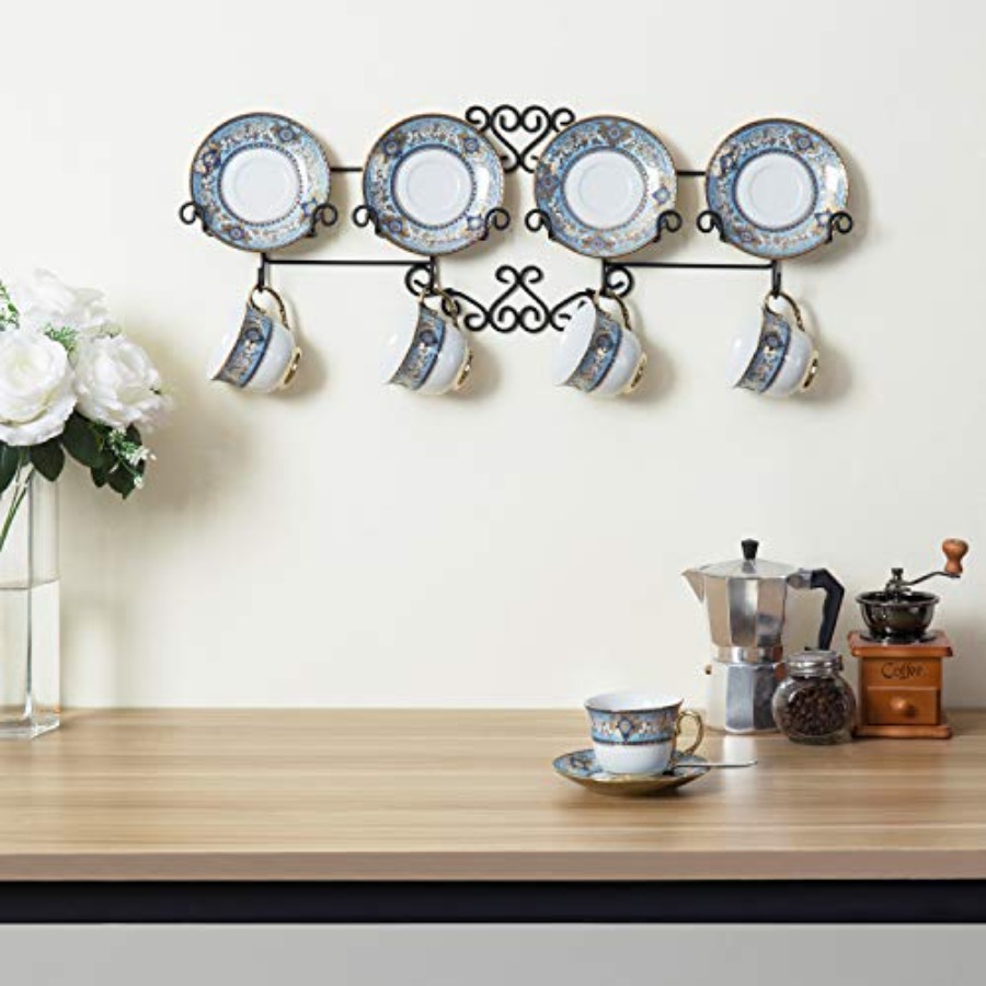 Vintage Scrollwork Black Metal - Tea Coffee Set Up avis et prix