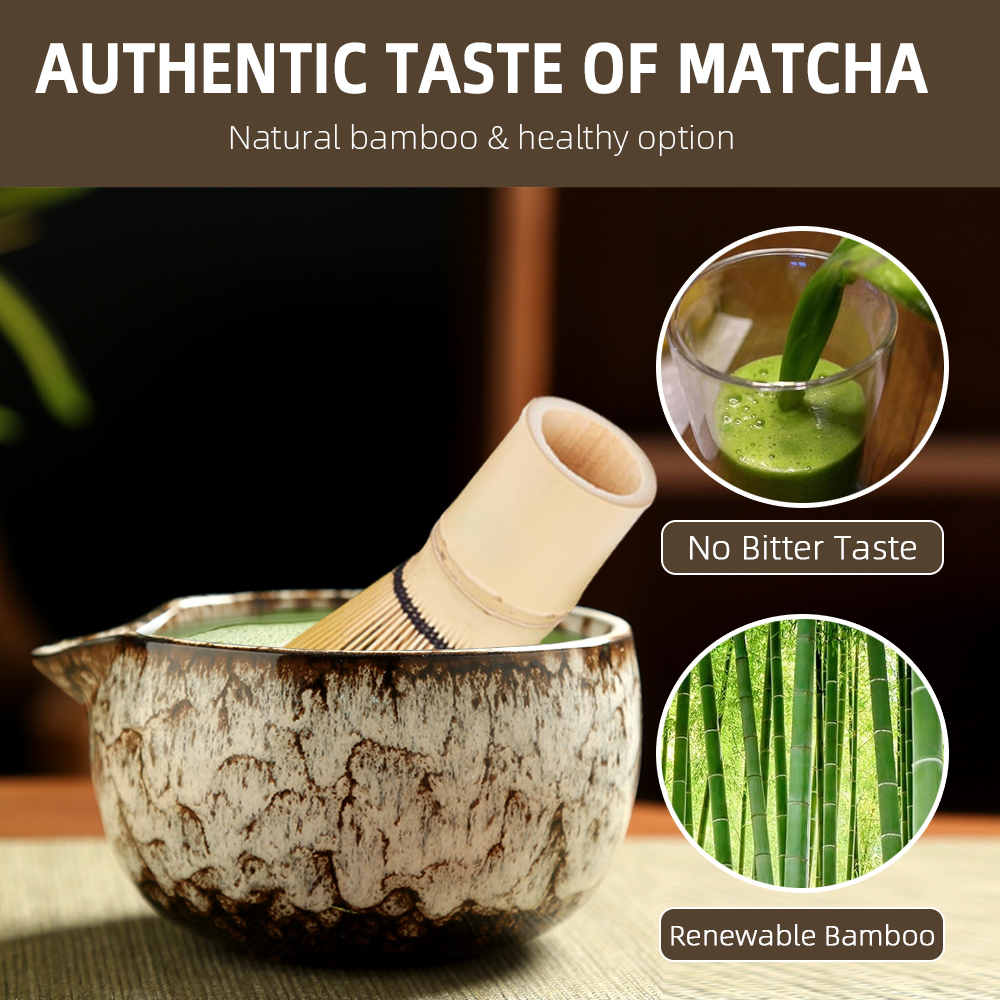 6PCS Japanese Matcha Tea Set S - Matcha Whisk Set avis et prix