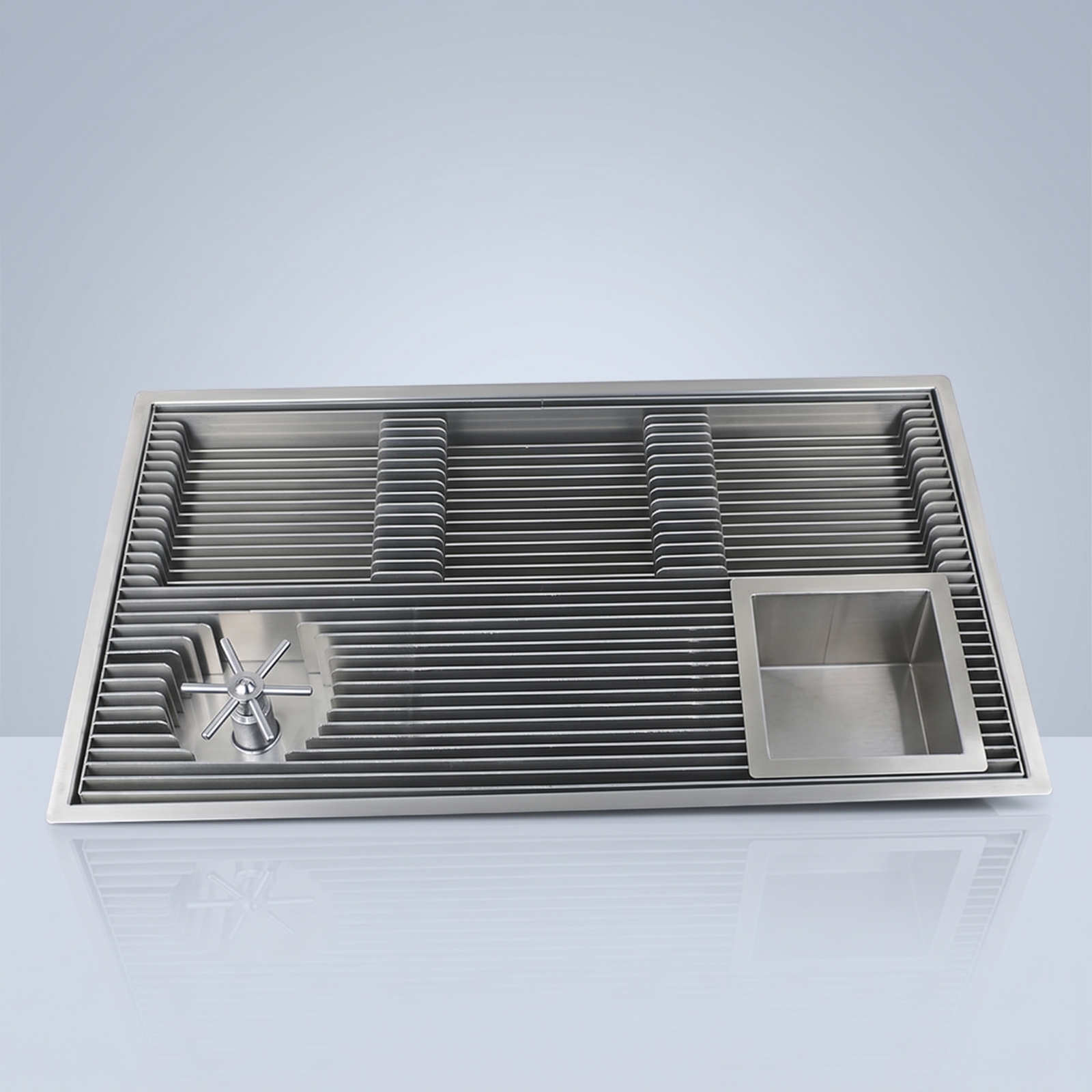 Sleek Recessed Stainless Steel - Tea Coffee Set Up avis et prix