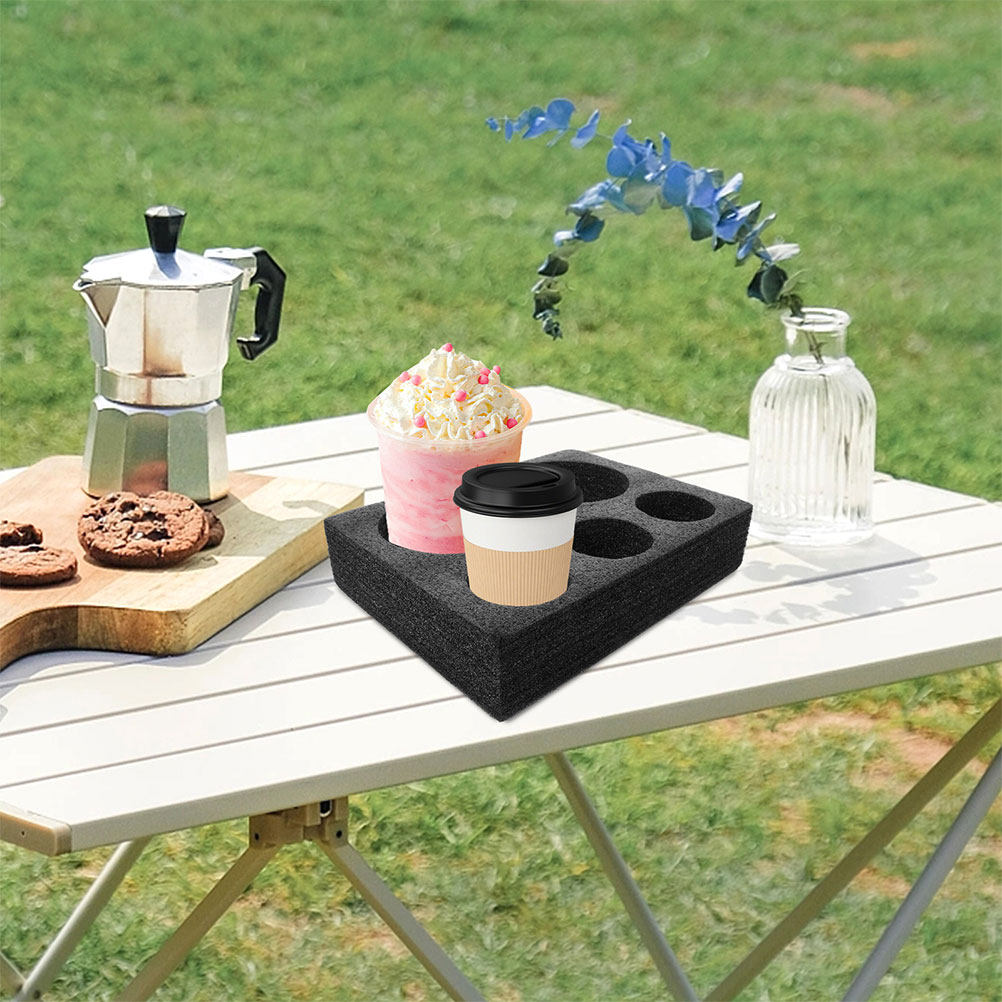 2Pcs Takeout Cup Holder Foam C - Coffee Tea With Milk avis et prix