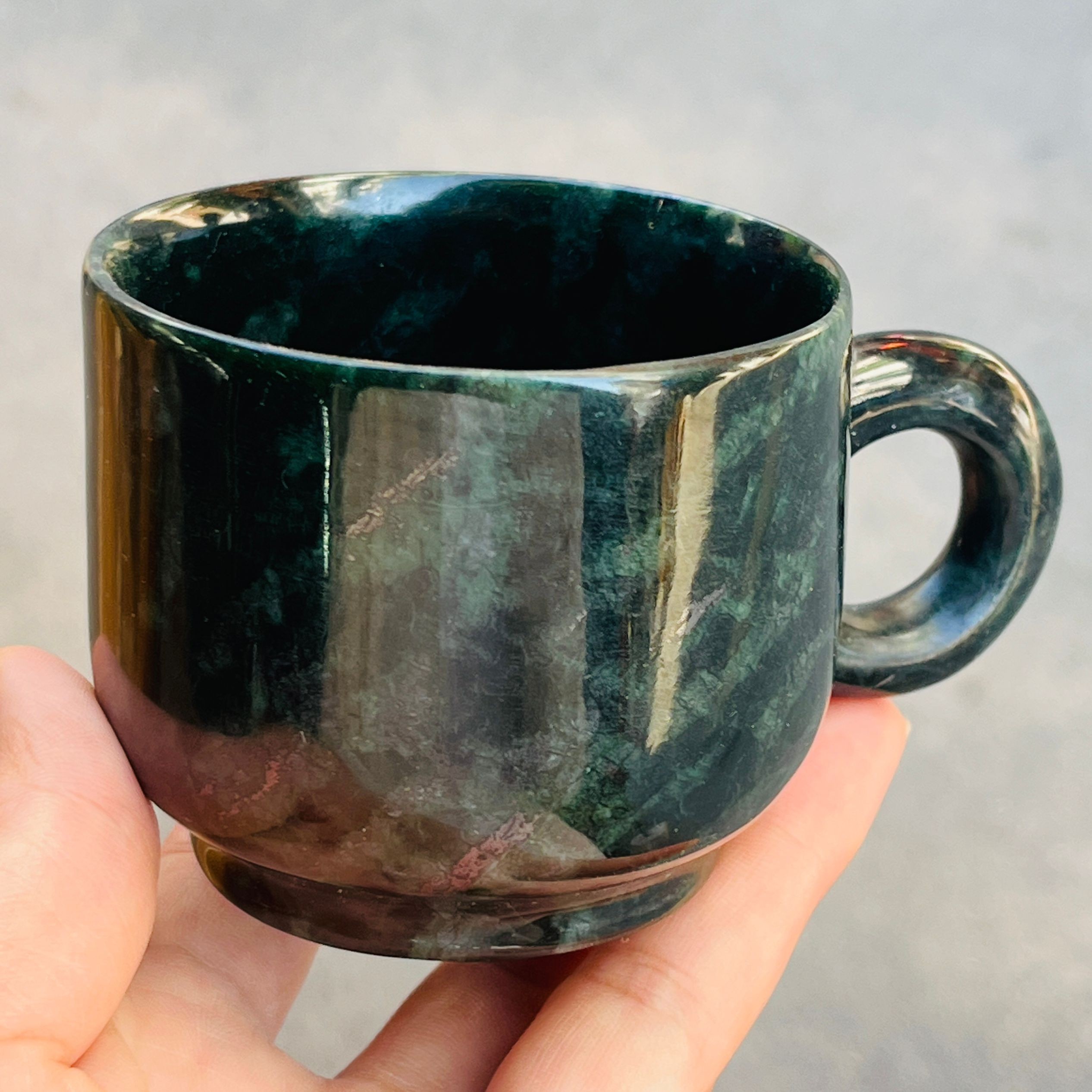 Medicine King Stone Teacup Han - Coffee Tea Green avis et prix