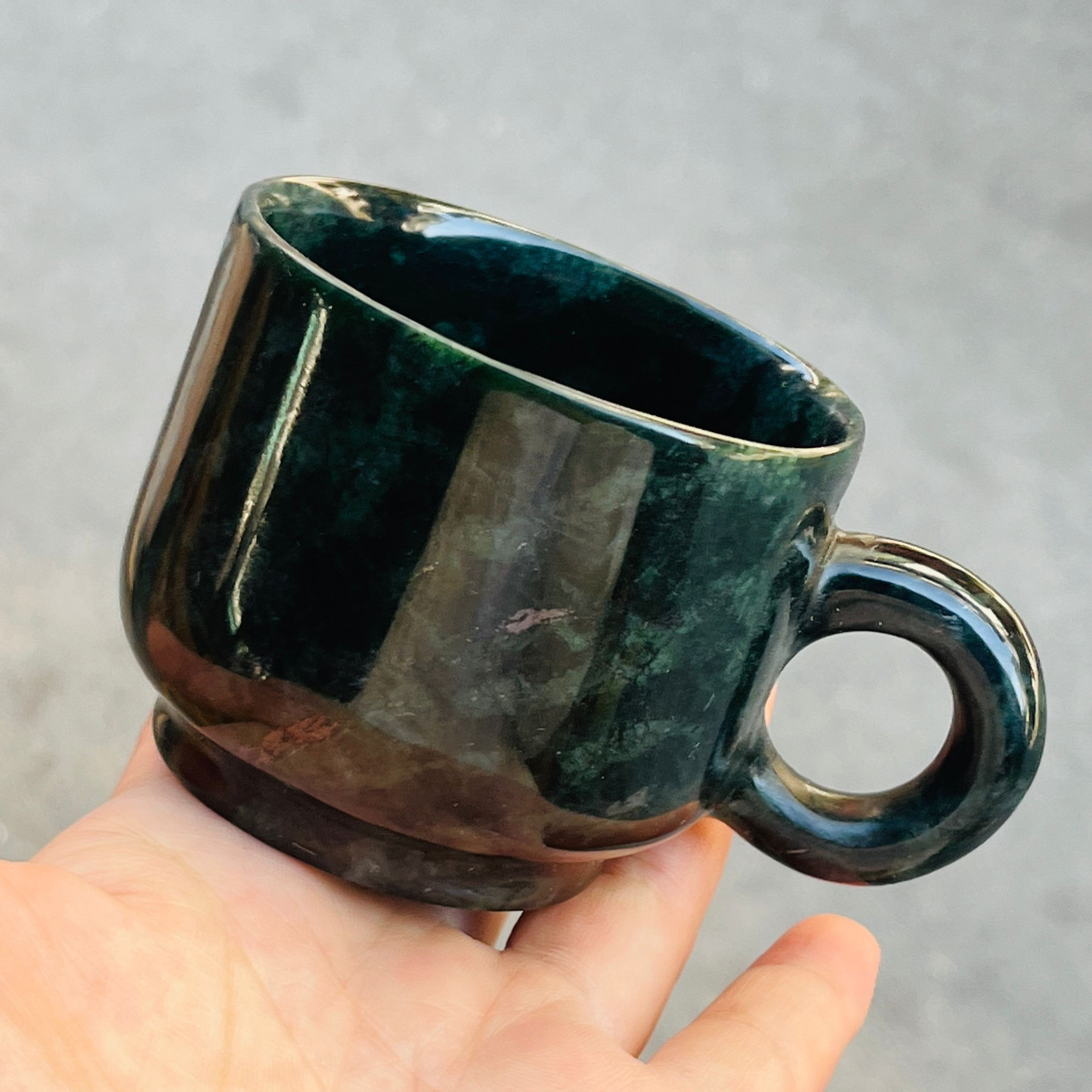 Medicine King Stone Teacup Han - Coffee Tea Green avis et prix