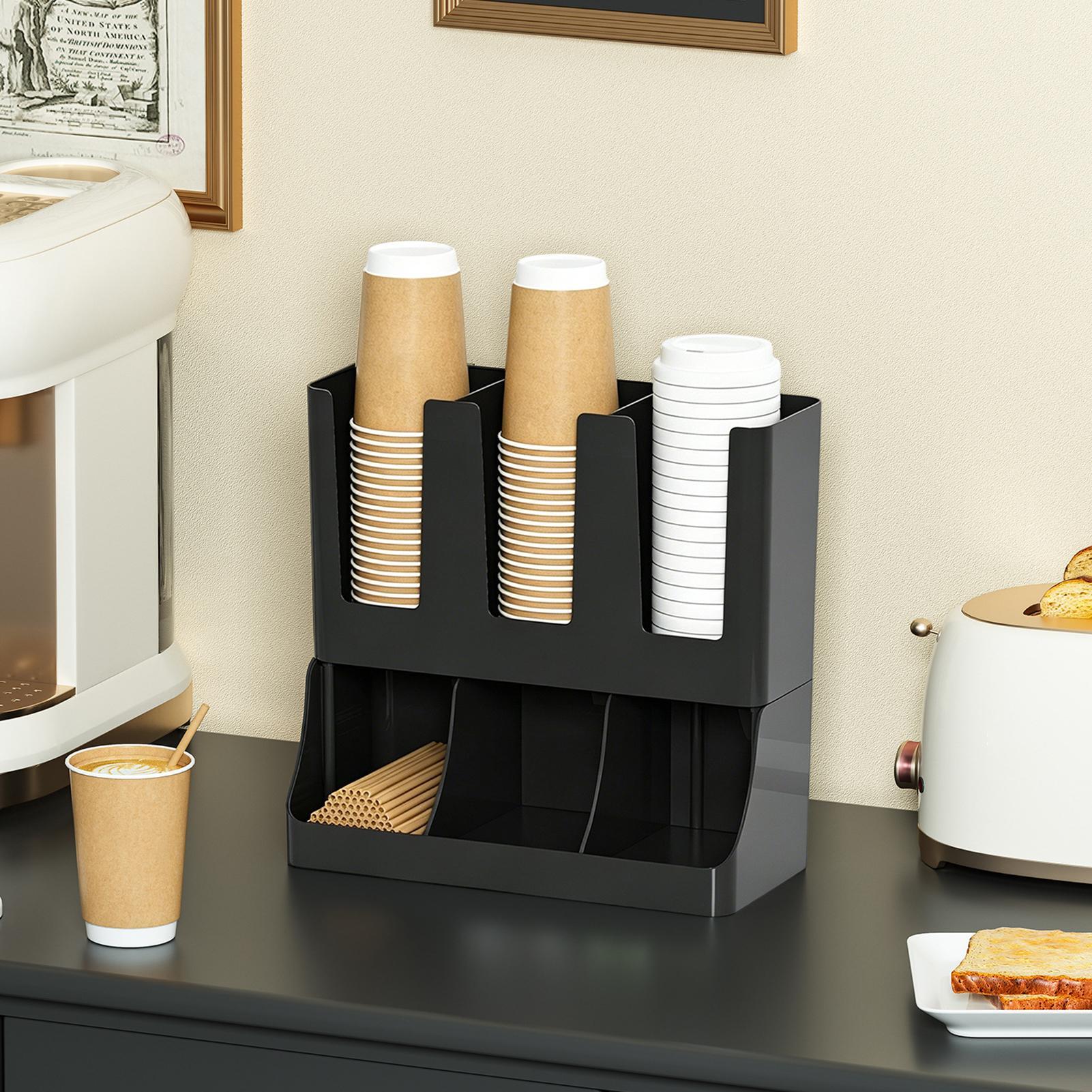 Coffee Organizer 6-Compartment - Tea Coffee Set Up avis et prix