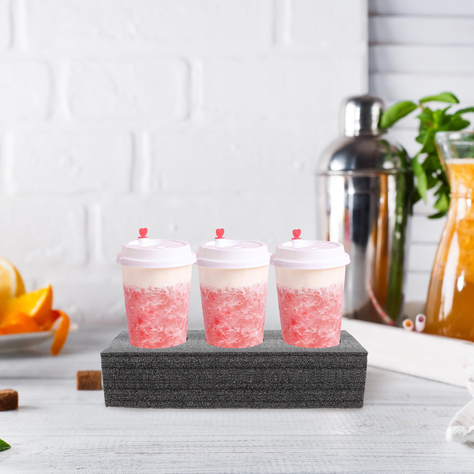 2Pcs Convenient Cup Tray 3-Slo - Coffee Tea With Milk avis et prix