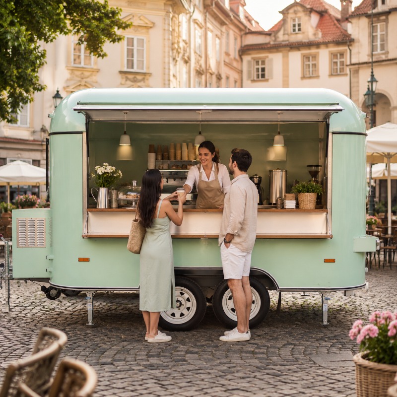 Food Cart Commercial Vending C - Coffee Tea Hot avis et prix